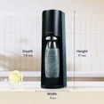 thumbnail image 3 of SodastreamTerra (Black) Sparkling Water Maker with CO2 and Carbonating Bottle, 3 of 8
