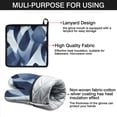 thumbnail image 7 of Blue and Grey Abstract Art Artwork Kitchen Oven Mitt and Pot Holder Sets 2 Pcs for Baking, Cooking and Grilling, Heat Resistant Up To 392 °F, 7 of 7