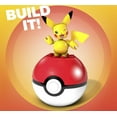 thumbnail image 3 of Mega Construx Pokemon Pikachu Poke Ball Construction Set with character figures, Building Toys for Kids (16 Pieces), 3 of 6