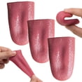 thumbnail image 2 of Fake Tongue Magic Tricks Props for Halloween Pranking, Realistic Stretchable False Tongue Performance Prop, Scary Entertainment Toys for Adults Party 2 X 1.6 Inches, 3 Fake Tongues, 2 of 9