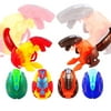 6Pcs Color Deformation Dinosaur Egg Children Birthday Party Gift Toy Pinata Stuffing Christmas Carnival Easter Boy Girl Prize