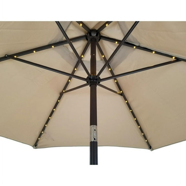 belham living 9 ft sunbrella deluxe tilt aluminum patio umbrella 9' Aluminum Sunbrella "Deluxe" Tilting Umbrella