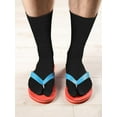 thumbnail image 7 of Kiibsot 4 Pack Flip Flop Socks Split Toe Socks Japanese Tabi Socks for Men Women, 7 of 7