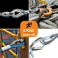 thumbnail image 6 of Galvanized Steel Thimbles for Wire Rope - 1/8 Inch - Marine Rigging, Sailing, Boat Anchor, Fishing, Railing, DIY, Hobby, Commercial, Industrial Applications - by Xpose Safety Pack of 12, 6 of 6