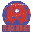 thumbnail image 2 of Junior's Peacemaker Helmet Logo  Graphic Tee White 2X Large, 2 of 3