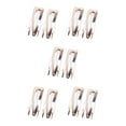 thumbnail image 3 of fastboy Hair Ornaments Sturdy Simple Styling Tools Side Clip Snap Fastener Clip Silver 5Set, 3 of 6
