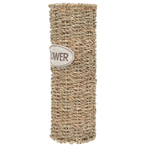 Woven Table Vase Tall Wicker Lightweight Home Decor
