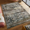 thumbnail image 2 of FULIE 4'x6'Rugs Vintage Floral Rug Retro Large Traditional Floor Carpet,Brown/H-15, 2 of 7