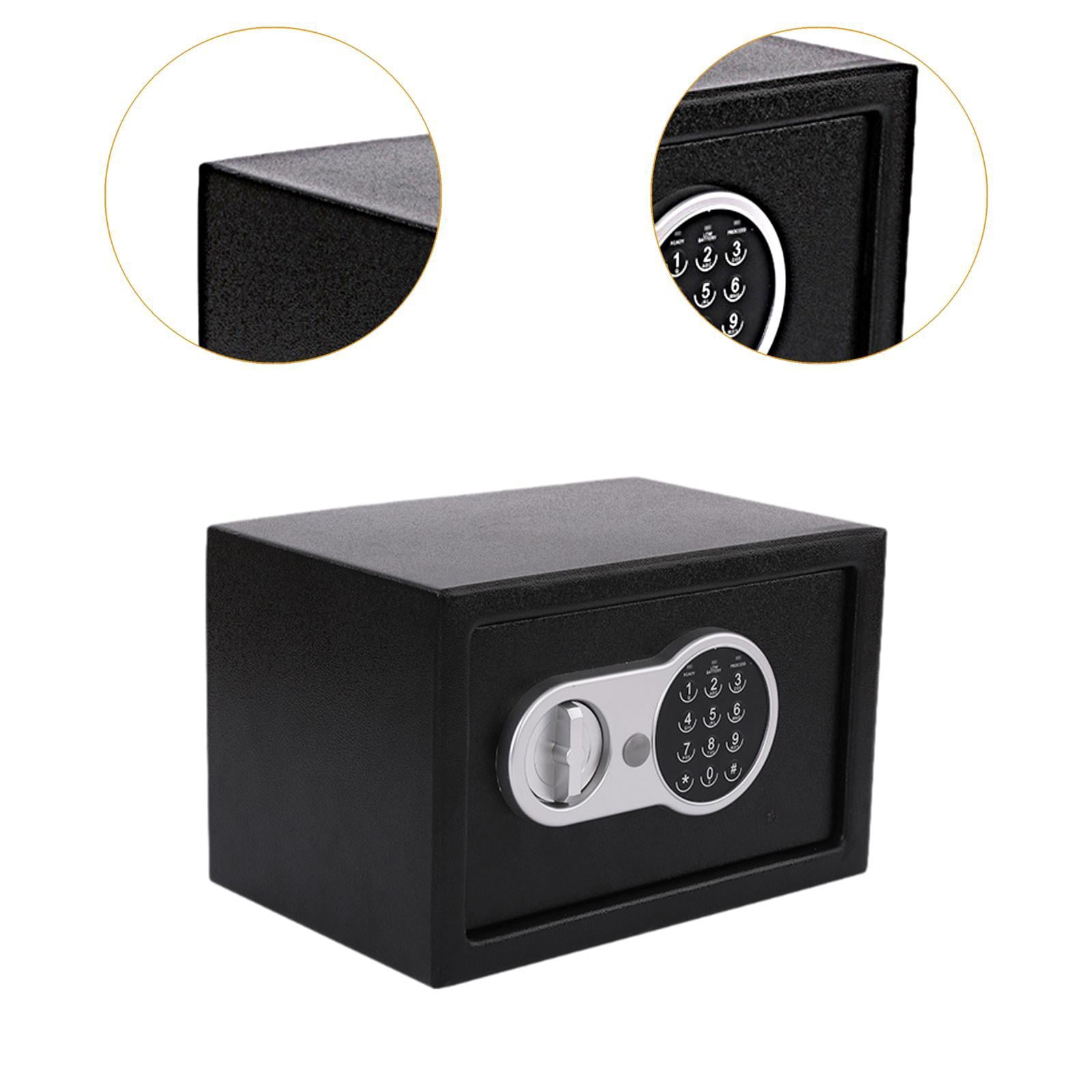 HOMYL Safe Box Cabinet Safes with Removable Shelf with Key Security Case Security Safe