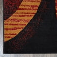 thumbnail image 3 of Home Dynamix Premium Indus Contemporary Geometric Area Rug, Black/Red, 3'7"x5'2", 3 of 5