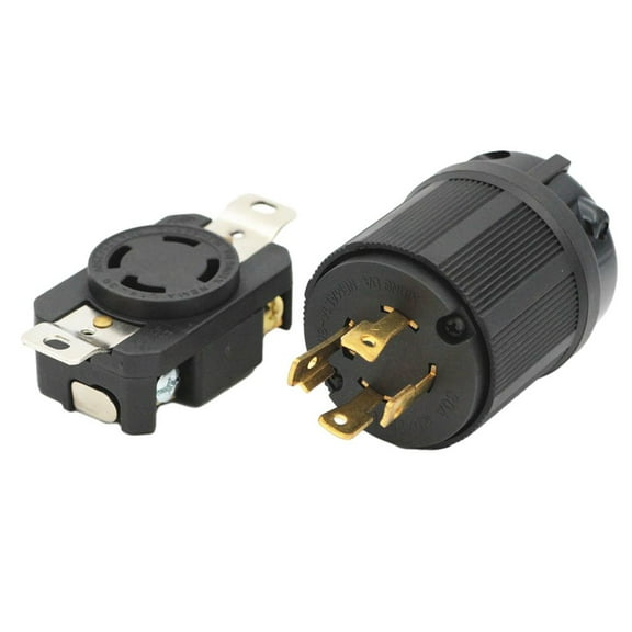 chengsi Heavy Duty NEMA L1430 Male and Female Plugs 30A 125/250V L1430P L1430R