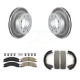 thumbnail image 1 of Transit Auto Rear Disc Coated Rotors Ceramic Pads and Parking Brake Shoes Kit for Car 2010-2011 Chevrolet Express 4500 3.20" Overall Height KGA-106653, 1 of 11
