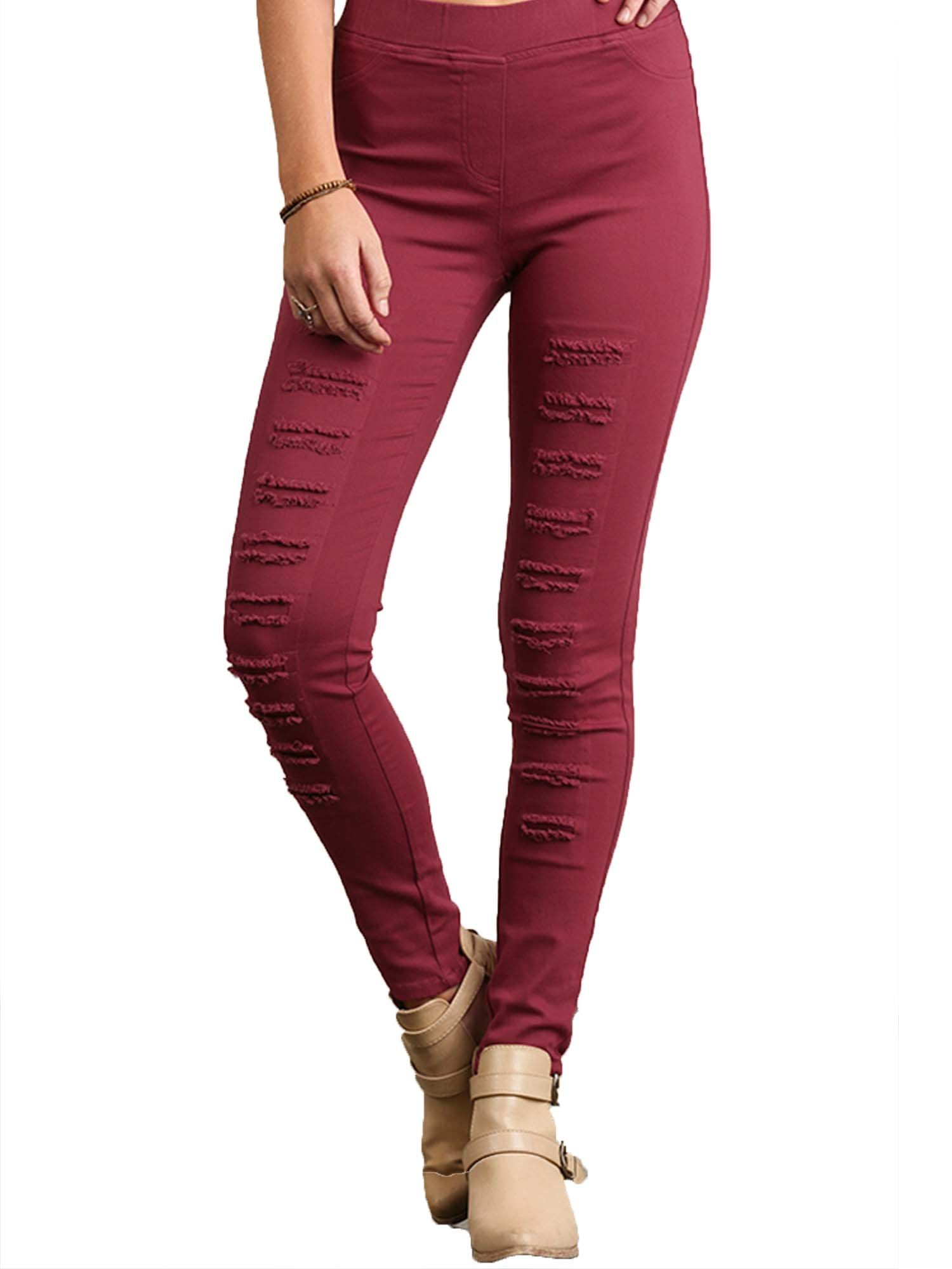 reebok burgundy leggings