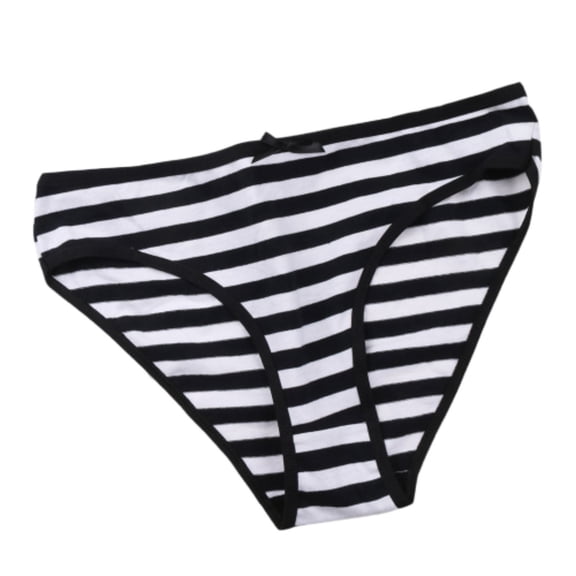 yunLCZ Women's Cotton Underwear High Waist Women Cotton Underwear Basic Bikini Female Panties