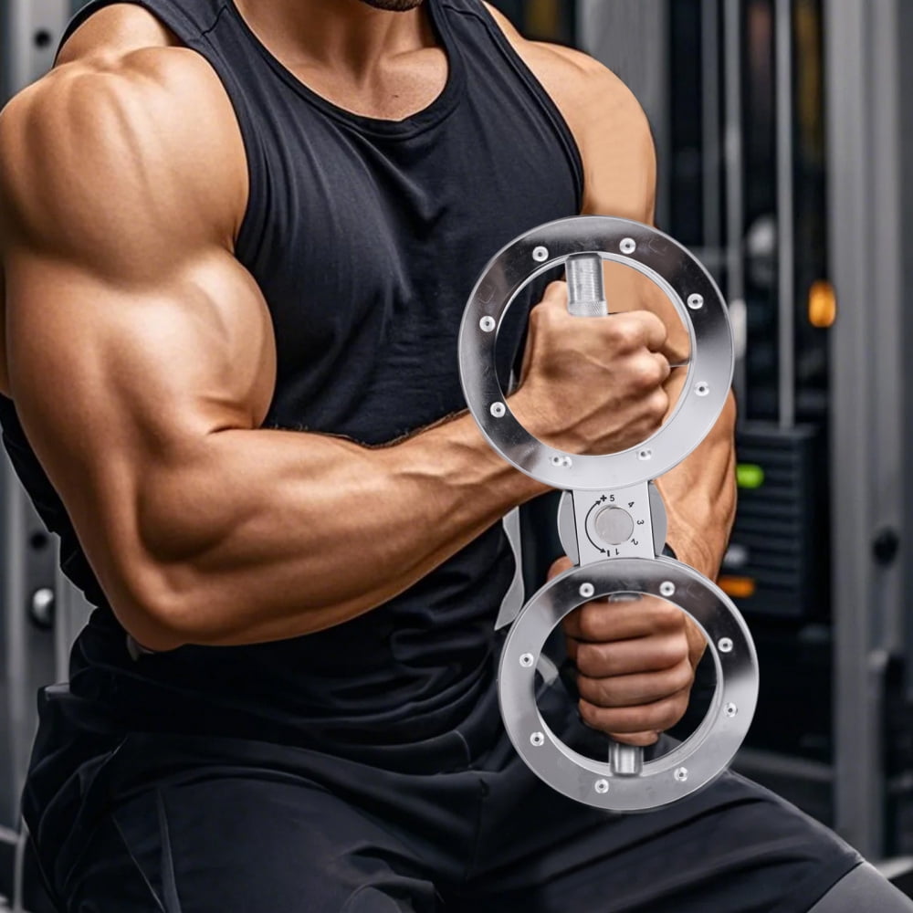 Arm Workout Appliances 360 Degree Rotatable Forearm Exerciser Adjustable Multi-Functional Rotational Trainer Grip Strength Trainer for Home and Gym Workouts.