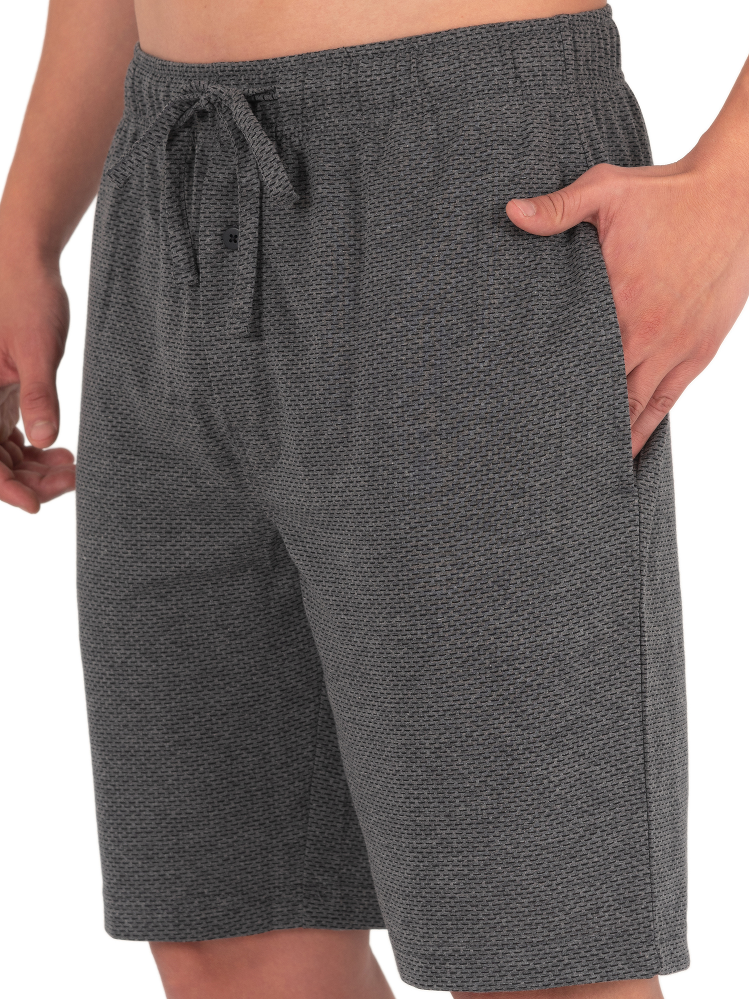 Fruit of the Loom Men's and Big Men’s Breathable Mesh 2-Pack Knit Sleep Pajama Short, S-5XL - image 3 of 6