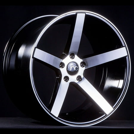 For 19x9.5 inch (1 Single Wheel Only) JNC Wheels - 19" JNC026 Black Machined Face Rim - 5x114.3 JNC Wheels-23229205190