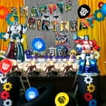 thumbnail image 4 of Transformers Party Decorations,29 Pcs Robot Birthday Decorations - Robot Party Balloons & Robot Birthday Banner Cake Toppers Tablecloth etc Robot Birthday Party Decorations, 4 of 7