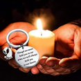thumbnail image 4 of Zuo Bao Sympathy Gift for Loss of a Loved One Baby Loss Remembrance Jewelry Miscarriage Keyring Baby Memorial Gift Hold You in My Heart, 4 of 4