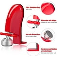 thumbnail image 4 of Wolfrail Door Jammer Door Lock Stopper. Portable Door Security Devices for Women Safety Personal Protection/Home Security. Aluminum Alloy Anti-Slip Door Lock Stopper Security 1 PCS (Red), 4 of 5