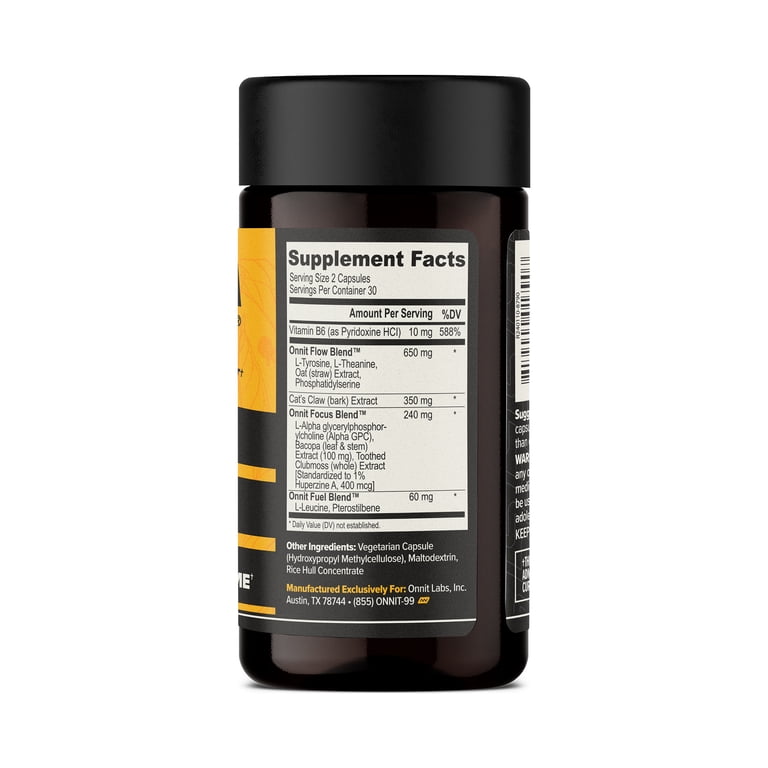ONNIT Alpha BRAIN Performance and Mind Enhancement Nootropic Supplement, 60  Ct - Walmart.com
