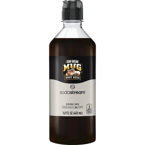 SodaStream Mug Root Beer Drink Mix 440ml, Pack of 4