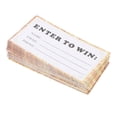 thumbnail image 4 of KAKOWELY raffle tickers 50pcs Blank Raffle Tickets Entry Form Cards With Space Name Email Address And Phone Number Fields For Contests Door Prize And Events, 4 of 5