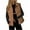 Brown, variant on Hvyesh Womens Oversized Puffer Vest Stand Collar Full Zip Sleeveless Bubble Puffer Vest Quilted Padded Warm Coat Outwear