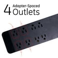 thumbnail image 4 of GE 8-Outlet Surge Protector Extension Cord, Pro Series, 8ft. ? 37055, 4 of 8