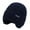 Blue, variant on Men Winter Windproof Fleece-Lined Soft Earmuffs Cap Beanies Hat Knitted Hat Ear Protection Cap BLACK