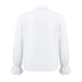 thumbnail image 2 of YONGHS Kids Boys Renaissance Medieval Ruffle Lace Shirt Tops Long Sleeve Blouse, 2 of 7