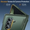 thumbnail image 5 of Oneagle Magnetic for Samsung Galaxy Z Fold 7 Case Built in Screen Protector Translucent [Fit for MagSafe] [S Pen Holder Slot] [Hinge Protection] MIL-Grade Shockproof Matte Case for Galaxy Z Fold 7, 5 of 7