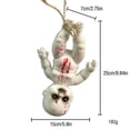 thumbnail image 3 of HaiSphere Halloween 3D Scary Bloody Ghost Doll, Creepy Hanging Spooky Baby Figurine Decoration for Haunted House, Halloween Party Indoor Outdoor Yard Lawn Decor,A, 3 of 4