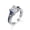 10, variant on Womens Zircon Ring Coppery Jewelry White Gold White Sapphire Blue Mosaic Style Sizes 5 6 6th 8th 9th 10th 11th
