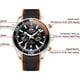 thumbnail image 3 of Reloj mecánico automático luminoso con correa de caucho y lona multifuncional para hombre, 3 of 6