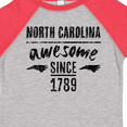 thumbnail image 4 of Inktastic North Carolina Awesome Since 1789 Boys or Girls Toddler T-Shirt, 4 of 5