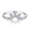 Silver, variant on Womens Crown Ring S925 Silver Stacking Ring With Horse Eye Zircon Index Finger Ring Anniversary Gift Jewellery