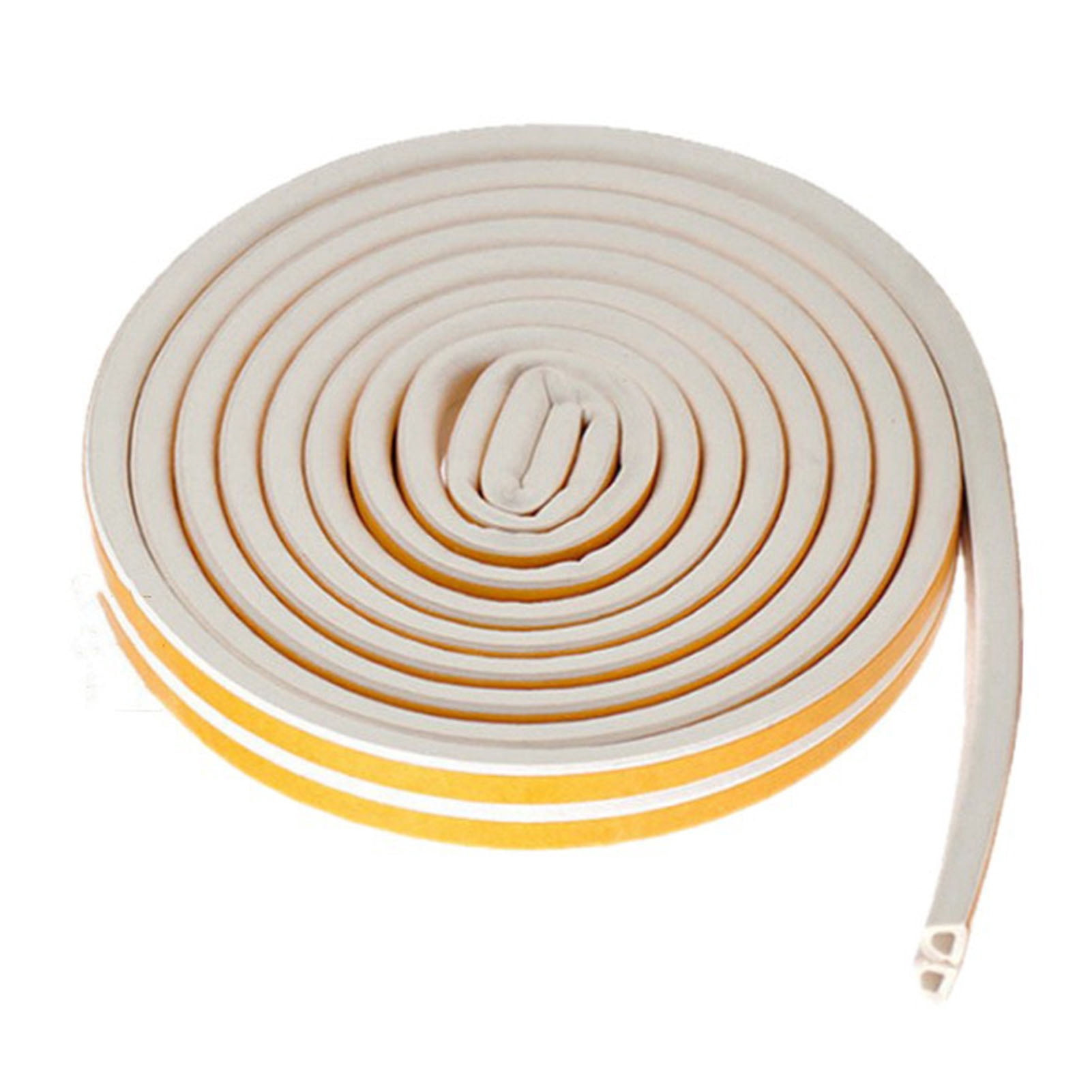 Door Weather Stripping, Door Seal Strip Soundproofing for Home White