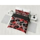 thumbnail image 2 of Juego de cama calaveras rojas, 2 of 4