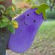 thumbnail image 1 of Cartoon Eggplant Plush Toys Funny Create Emoticons Stuffed Soft Pillow For Children Baby Kids Toys Birthday Christmas Gifts heqiyong LED, 1 of 2