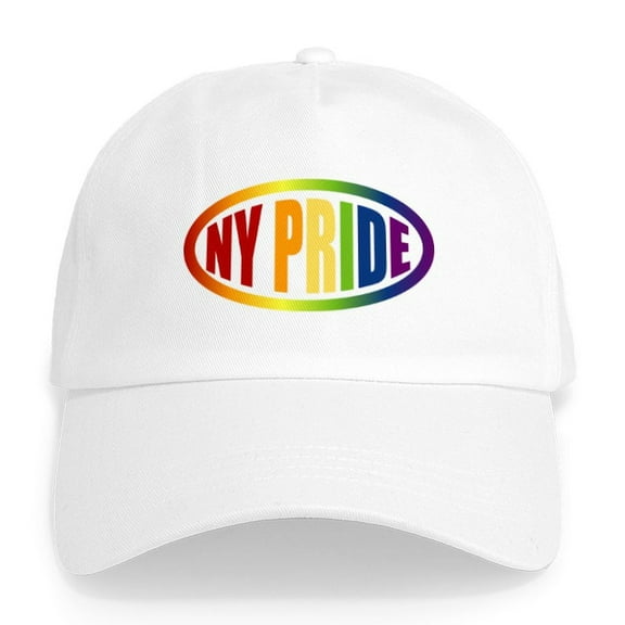 CafePress - NY Pride Cap - Adjustable 100% Brushed Unisex Casual Cotton Baseball Cap, Beige, 1