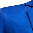 thumbnail image 4 of Styesk Jackets for Men Men Casual Court Style Print Button Blazer Turndown Suit Long Sleeves, 4 of 7