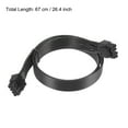thumbnail image 2 of Unique Bargains Mainboard Power Cable for Video Card PCIe 8 Pin to 4 and 4 Pin 18 AWG 67cm, 2 of 5