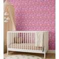 thumbnail image 5 of S4Sassy Peel & Stick Vinyl Wallpaper, Safari Animal Print Wallpaper Contact Paper Waterproof - Pink, 25"x120" ,Textured Removable Walls Covering for Kids Room, Baby Nursery, Playroom, 5 of 9