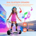 thumbnail image 5 of LENOGE Hoverboard, 8.5" Tire, 500W Powerful Motor Hover Board with LED Lights, 8.5" All Terrain Self Balancing Electric Scooter for Teen, 5 of 8