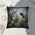 thumbnail image 2 of FANNA Tree Painting Short Plush Throw Pillow Cover 1PC Printed on Both Sides 24x24in, 2 of 5