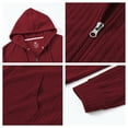 thumbnail image 3 of Zip Up Hoodies for Men Casual Lightweight Hoodie Full Zip Sweatshirt Casual Jacket Coat, 3 of 6