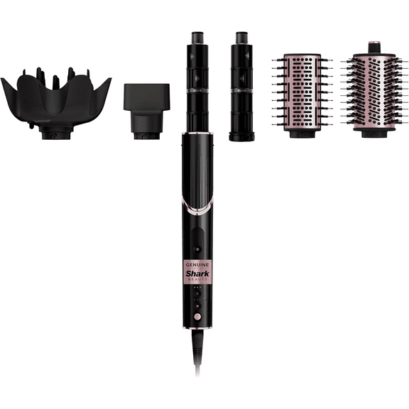 Open Box SharkNinja HD440BK FlexStyle Hair Dryer & Powerful Styling System with 6-Piece Hair Styling Tools