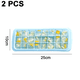 thumbnail image 2 of Bandejas de cubitos de hielo,Cubito de hielo con tapa,Bandejas de hielo apilables, 2 of 6