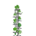 thumbnail image 1 of Soporte Para Macetas Estante De Macetas Para Plantas 8 Nivel Xtellar negro, 1 of 4